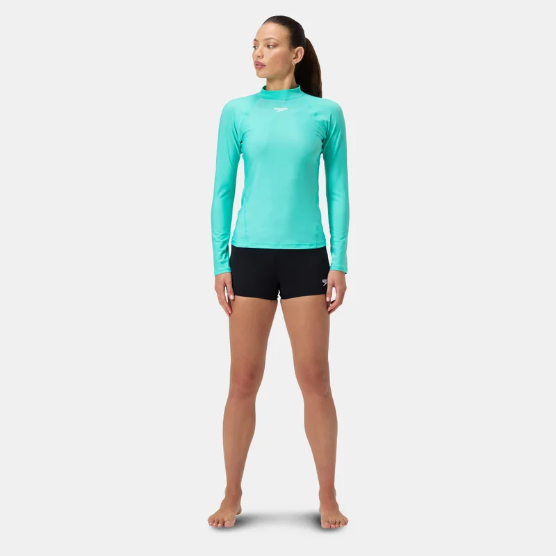 speedo Blue Women's Graphic Rashguard for Women | Best Price UAE