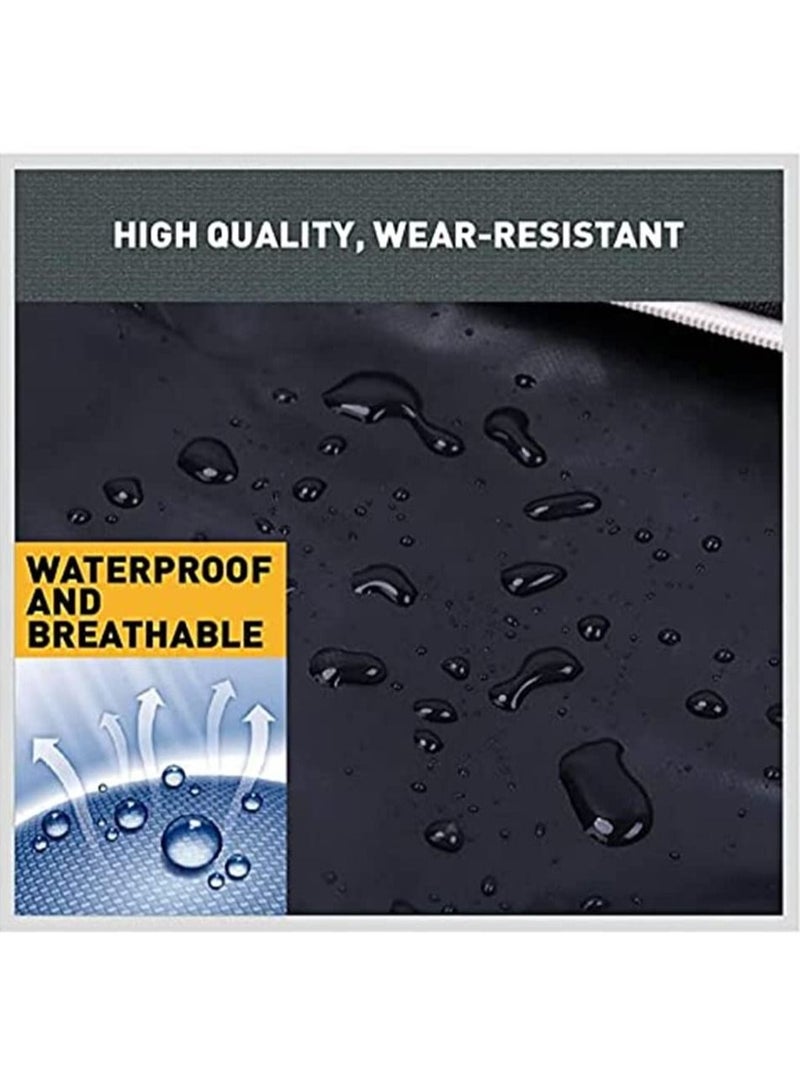Generic ATV Cover Waterproof 190T Oxford Cloth Outdoor 4 Wheeler Protective Cover Windproof Sun Cover All Weather Protection Portable for Most ATV Motorcycle Mobility Scooter  - Image 5