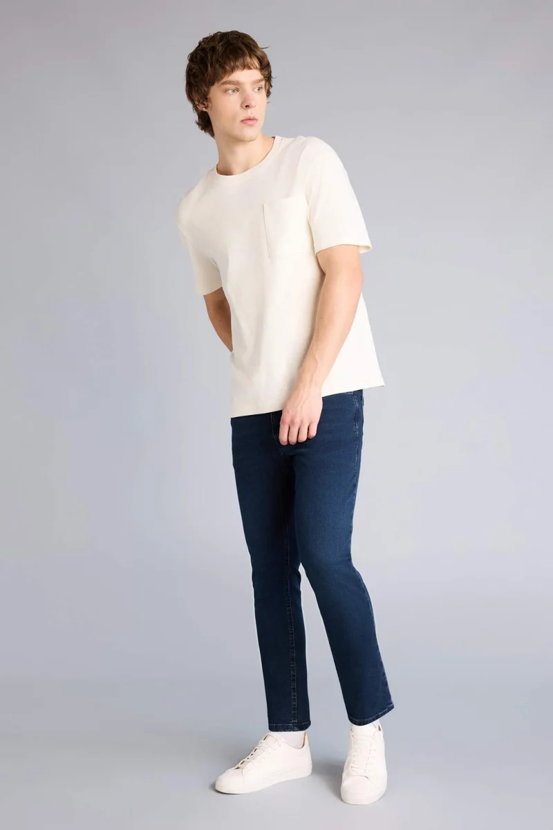 Defacto  Carlo Skinny Fit Normal Waist Jeans for Men | Best Price UAE
