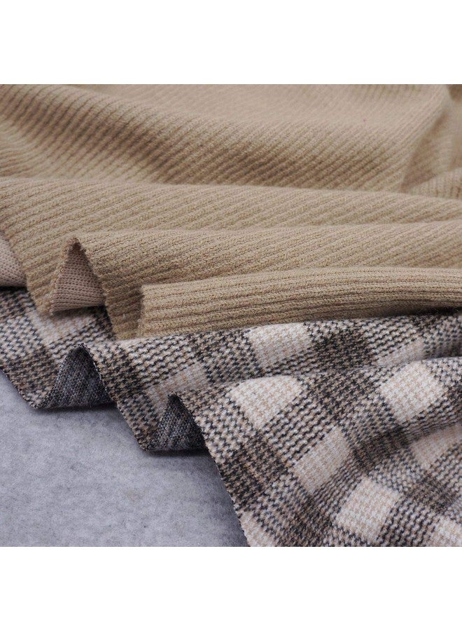 فيت وورم هودي فيت ورم تارتان بلايد للكلاب، ملابس كلاب محبوكة للكلاب الصغيرة والأولاد، سويت شيرت للحيوانات الأليفة، سترة محبوكة، بيج، كبير - Image 5