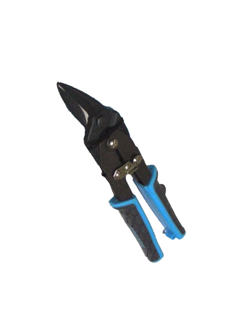 Starex Aviation Snip Left CRV Blue/Grey Handle Half Blister Card