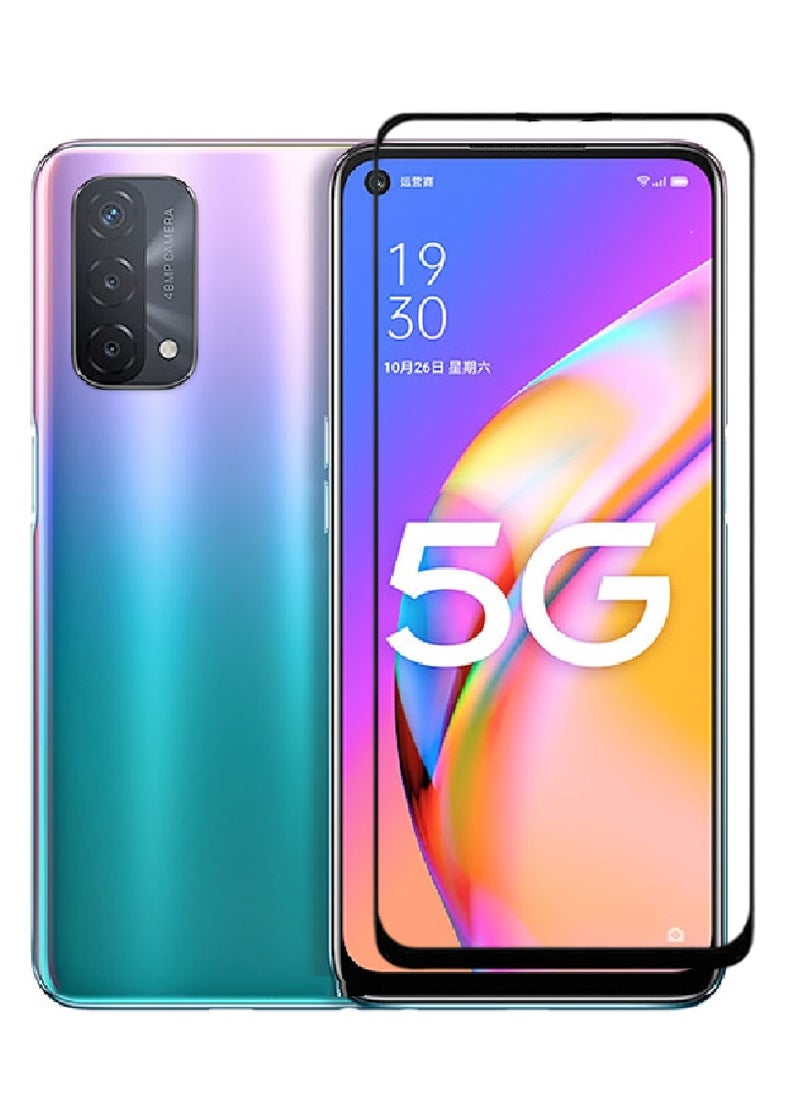 AINA Tempered Glass Screen Protector 5D Designed For Oppo A93 5G Full Glue Edge to Edge Full Screen Coverage And Bubble Free - Image 1