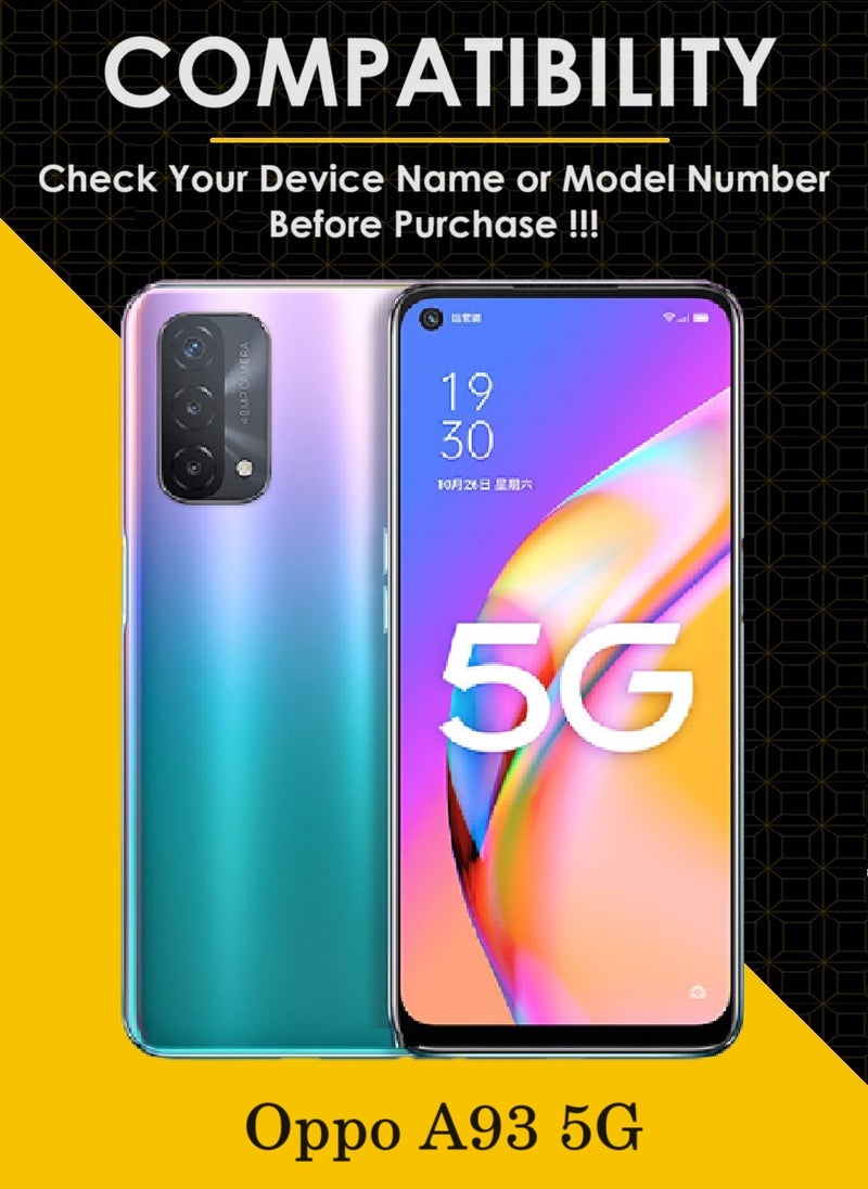 AINA Tempered Glass Screen Protector 5D Designed For Oppo A93 5G Full Glue Edge to Edge Full Screen Coverage And Bubble Free - Image 3