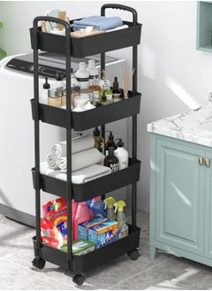 4 Tier Black