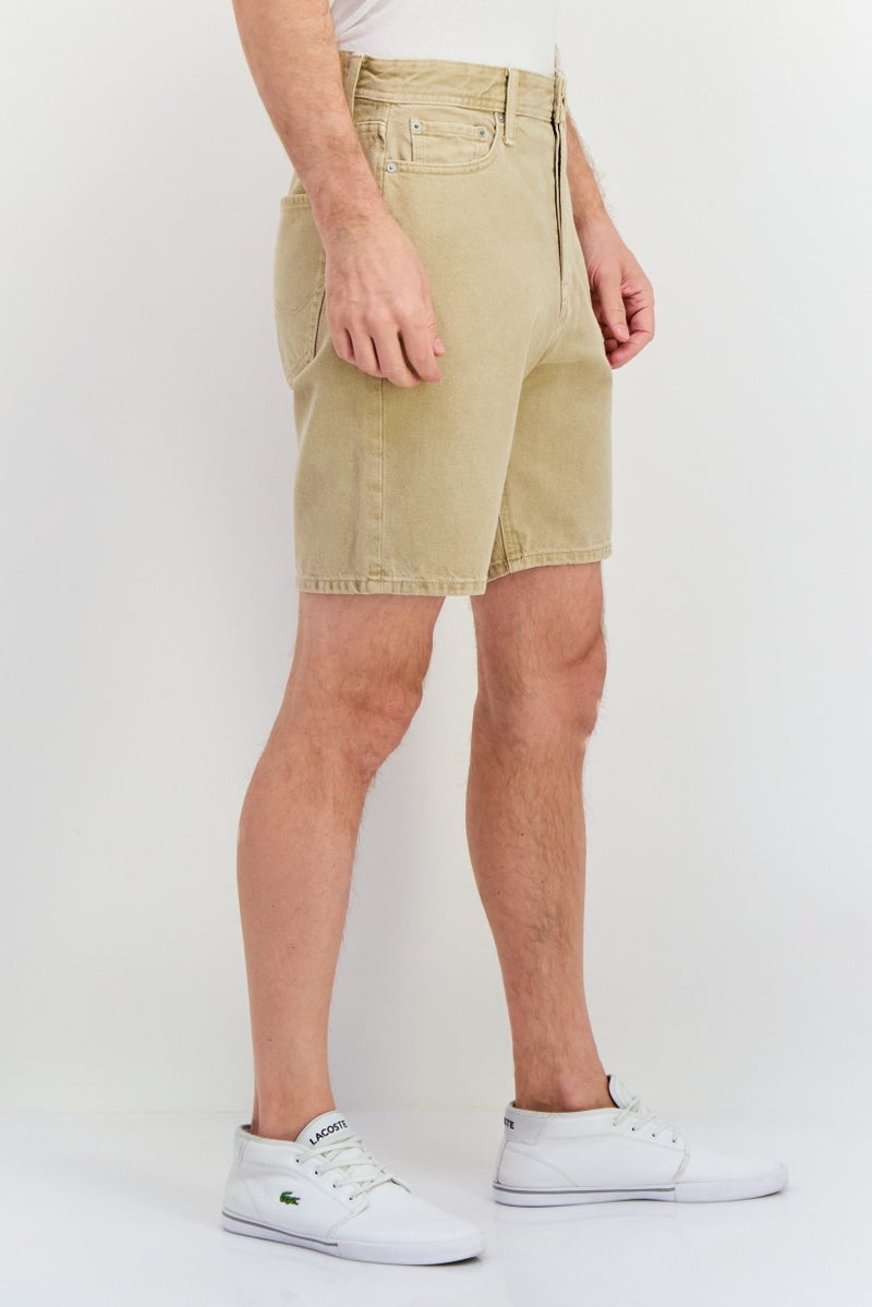 Jack Jones Men Solid Denim Shorts, Warm Grey - Image 2
