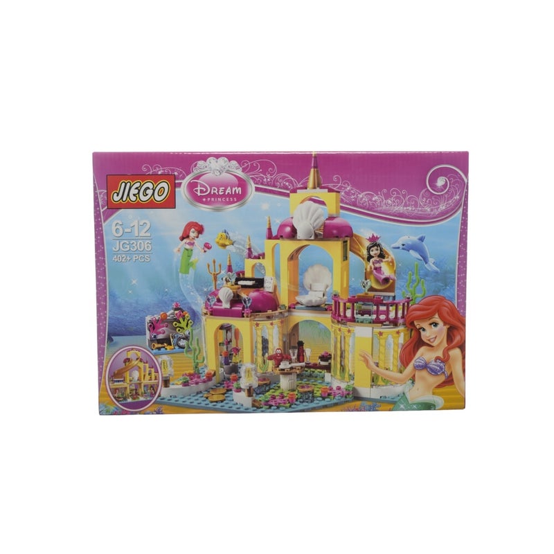 مكعبات الأميرة و المملكة تحت الماء 402 قطعة - JG306 - Image 1