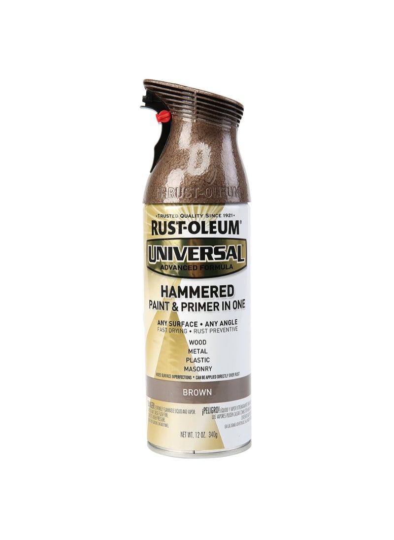 RUST-OLEUM Rustoleum Universal Forged Hammered Spray Paint (354.9 ml, Brown) 