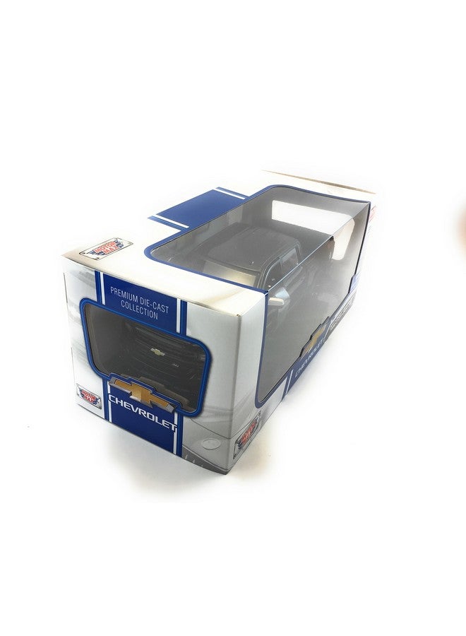 موتورماكس شاحنة شيفروليه سيلفرادو 1500 LT Z71 سوداء موديل 2017 بمقصورة طاقم مصبوبة بمقياس 1:24 من موتور ماكس - Image 2