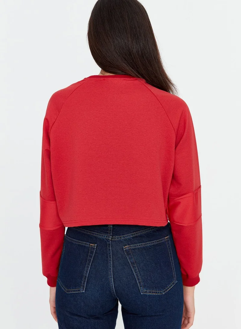 trendyol Crew Neck Knitted Sweatshirt