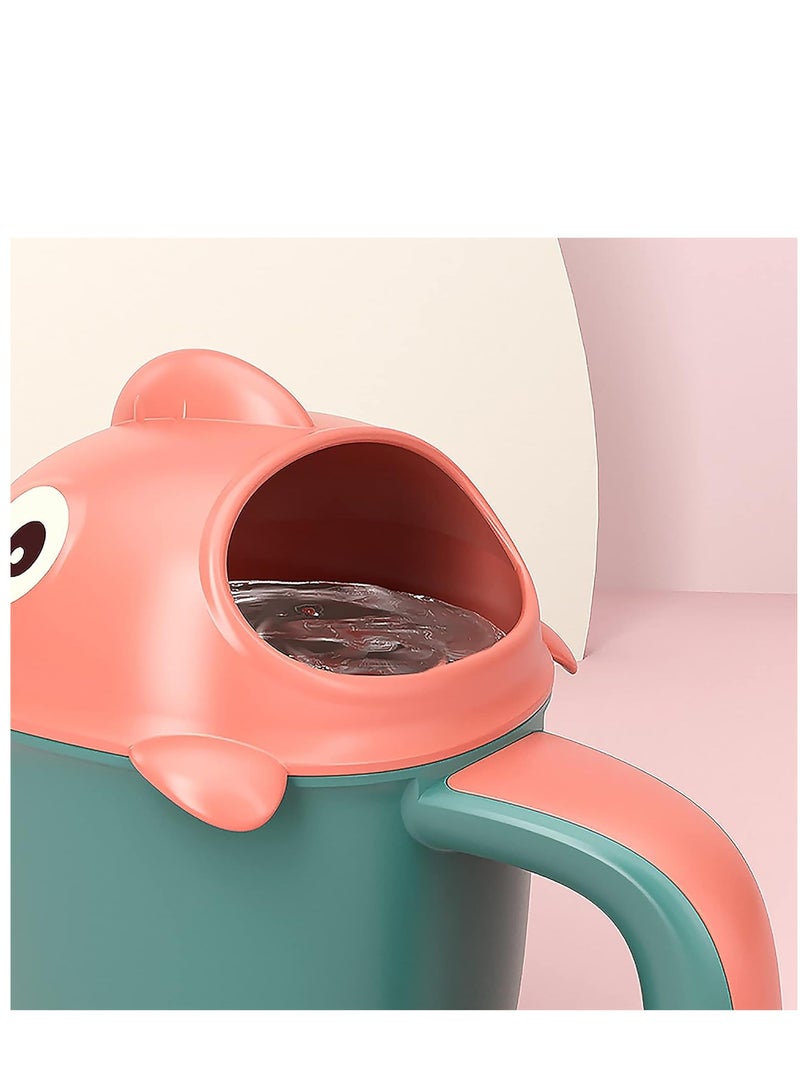 Excefore Baby Wash Cup, Shampoo Rinse Cup, Baby Bath Rinse Pail to Wash Hair and Wash Out Shampoo by Protecting Baby Eyes, Newborn Bath Shower Head for Shampooing and Bathing for Toddler Children - Image 3