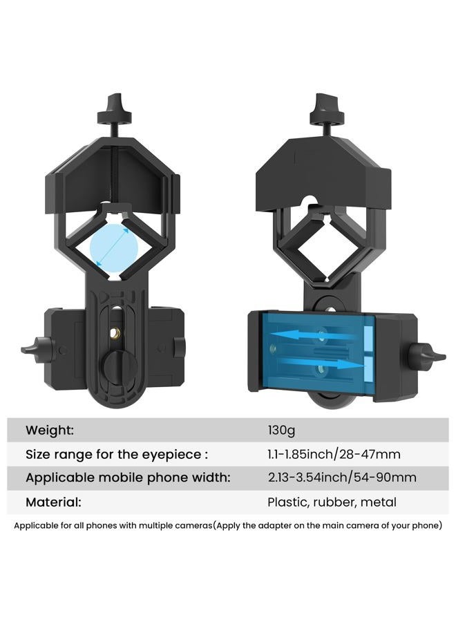 GOSKY Smartphone Adapter Mount Regular Size - Compatible with Binoculars, Monoculars, Spotting Scopes, Telescope, Microscopes Fits almost all Smartphones on the Market Record Nature and The World - Image 3