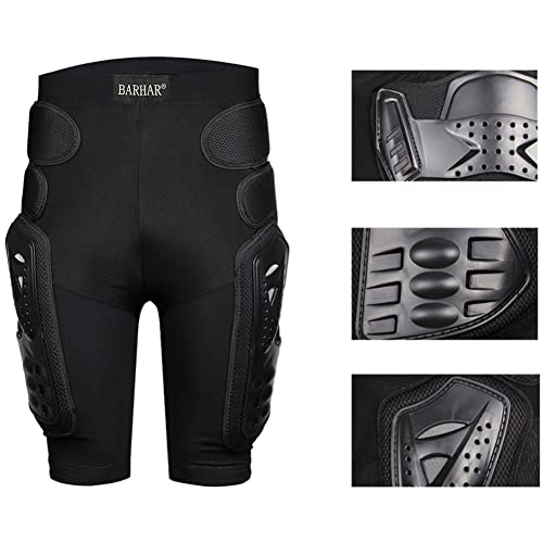 BARHAR Protective Armor Pants Hockey Knight Gear for Motorcycle Motocross Racing Ski Protect Pads Sports HIPS Legs (Small) - Image 3
