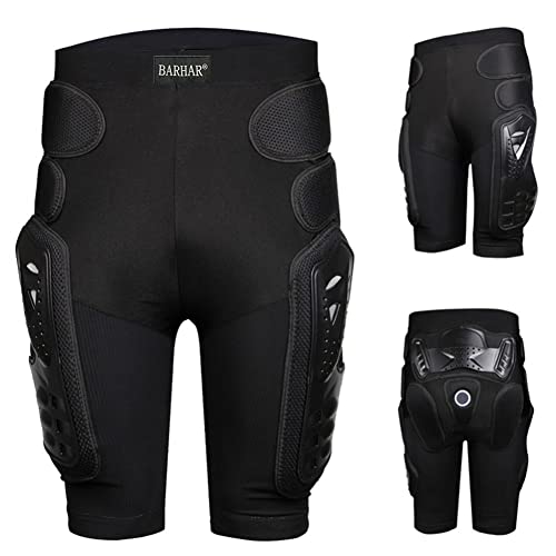 BARHAR Protective Armor Pants Hockey Knight Gear for Motorcycle Motocross Racing Ski Protect Pads Sports HIPS Legs (Small) - Image 2