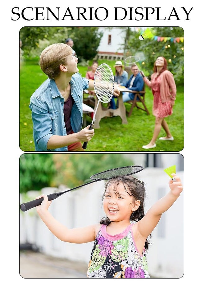 DUNISO Badminton Rackets Set 2 Player Badminton Rackets Lightweight Badminton Racquet with 3 Shuttlecocks and 1 Carrying Bag,Badminton Backyard Games for Outdoor,Garden,Beach,Family Fun Game  - Image 4