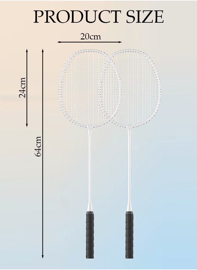 Badminton Rackets Set 2 Player Badminton Rackets Lightweight Badminton Racquet with 3 Shuttlecocks and 1 Carrying Bag,Badminton Backyard Games for Outdoor,Garden,Beach,Family Fun Game - pzsku/Z56114A149D4C08938FC6Z/45/_/1715591834/b6184e87-ea09-4afb-92d0-9f3e68275b03