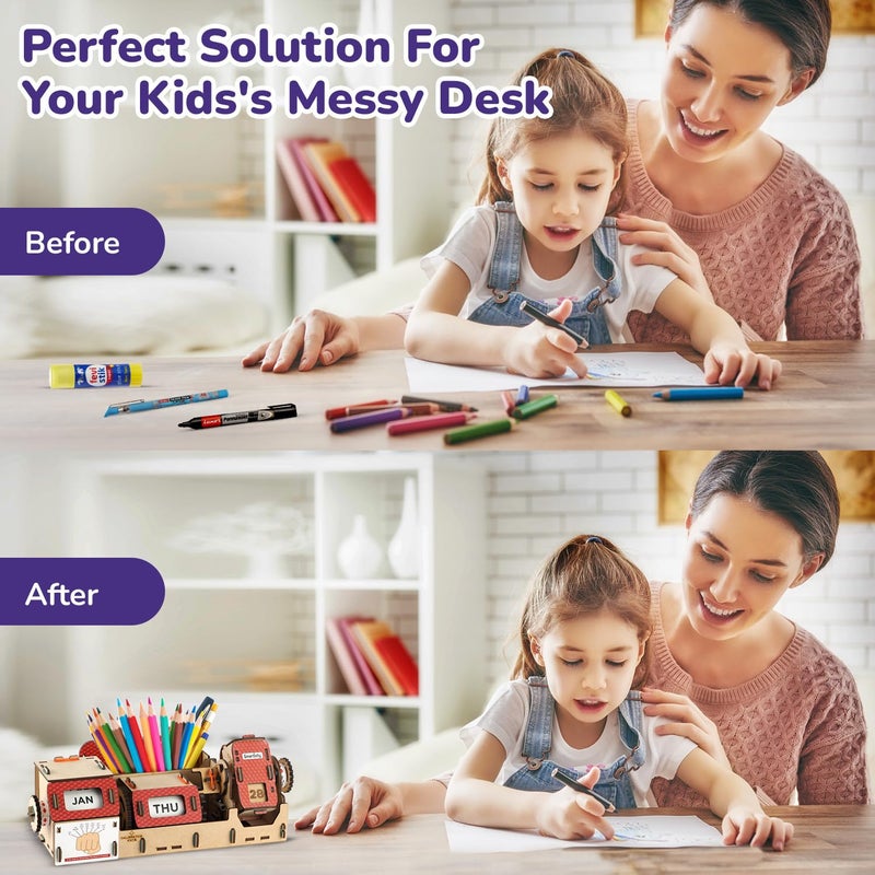 Smartivity تقويم لانهائي ومنظم قرطاسية للأطفال من عمر 8-14 سنة | هدية عيد ميلاد للبنات والأولاد | ألعاب علمية للأطفال من 8-14 سنة | لعبة STEM - Image 4