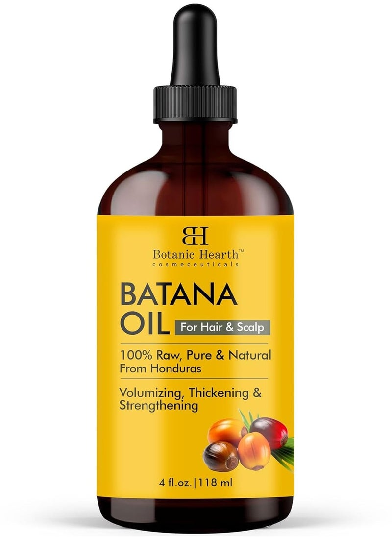Botanic Hearth - Botanic Hearth 118 ML Raw Batana Oil for Hair Growth| 100% Pure & Unrefined Oil from Honduras | For Thicker, Stronger Hair - Image 1