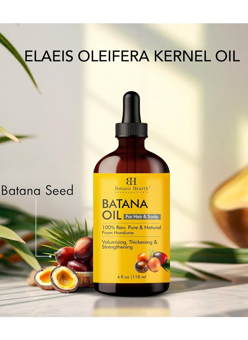 Botanic Hearth - Botanic Hearth 118 ML Raw Batana Oil for Hair Growth| 100% Pure & Unrefined Oil from Honduras | For Thicker, Stronger Hair - Image 1
