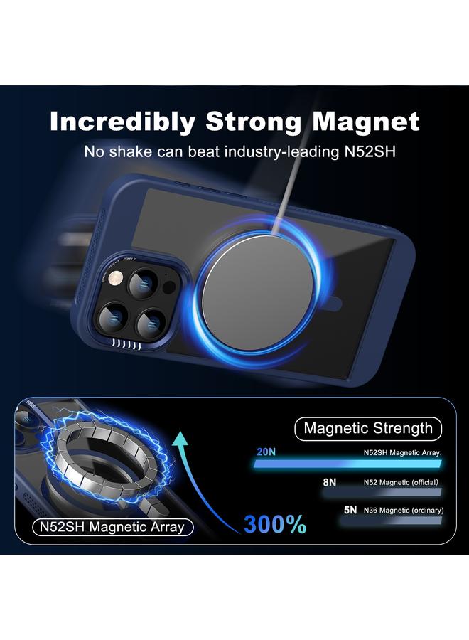 S-TOP Case For iPhone 14 Pro Max Honeycomb Cooling MagSafe Phone Case - Image 3