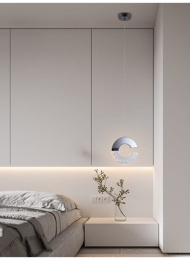 بيست باور مصباح معلق ليد مودرن 6530 بثلاث مستويات إضاءة، بقوة 5 واط وطول قابل للتعديل حتى 170 سم، تصميم عصري لغرف المعيشة وغرف الطعام وغرف النوم - Image 1