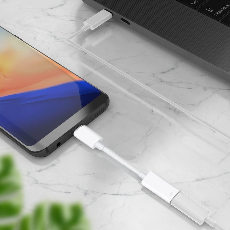 esbeecables [Apple MFi Certified] USB-C to Lightning Adapter for iPhone 16, 27W Fast Charging Converter Cord Audio/OTG Sync Connector for iPhone 16, 16 Plus, 15Pro, 15 Pro Max, iPad 10, iPad Air Mini Pro Airpods - Image 4