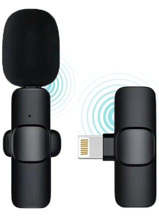 Upgrade) Bentifar Wireless Lavalier Microphone for iPhone iPad Mini Mic for YouTube Facebook Live Stream TikTok Vlog Zoom Video Recording - Noise Reduction/No APP & Bluetooth Needed (Lightning) - pzsku/Z561181E5B2AB6B1112C9Z/45/_/1704896430/8356bfd6-56ed-447a-938a-382cff6e7859