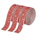 MECCANIXITY 3 Roll 3 Yard 12mm Self Adhesive Crystal Rhinestone Diamond Ribbon for Arts Crafts Project Wedding Cakes Birthday Decorations Red - Image 2