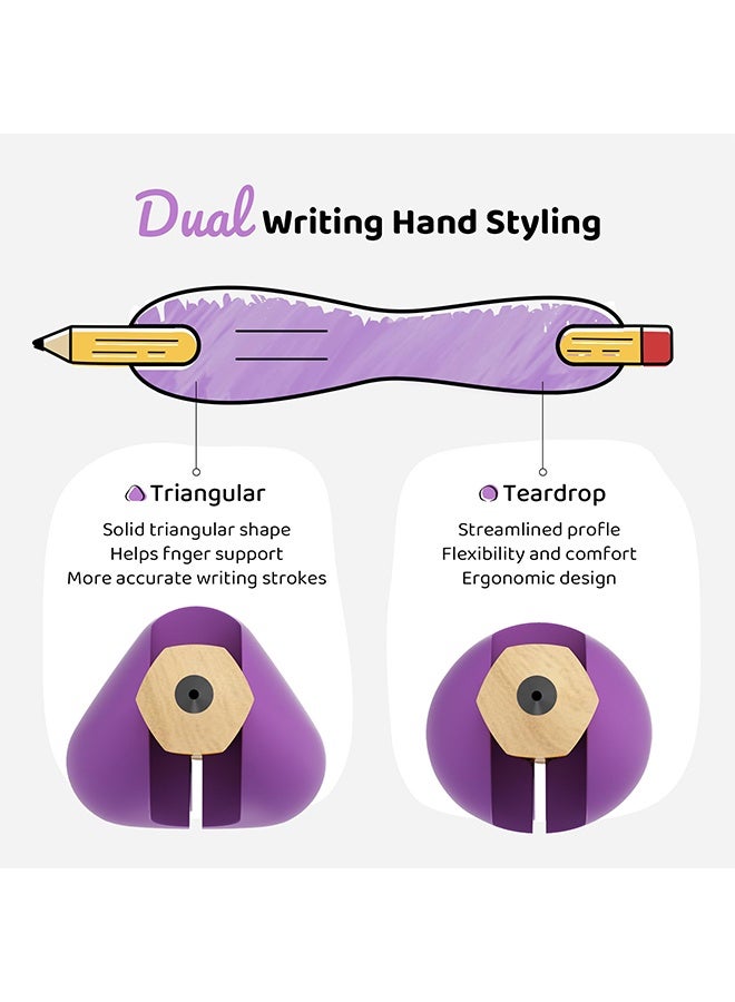 MXN 6 Pcs Pencil Kids Grips for Kids Handwriting, Grip Posture Correction Training Pen Writing Aid Tool for Kids Preschools Children Adults Students Elementary Teaching Tools - Image 3