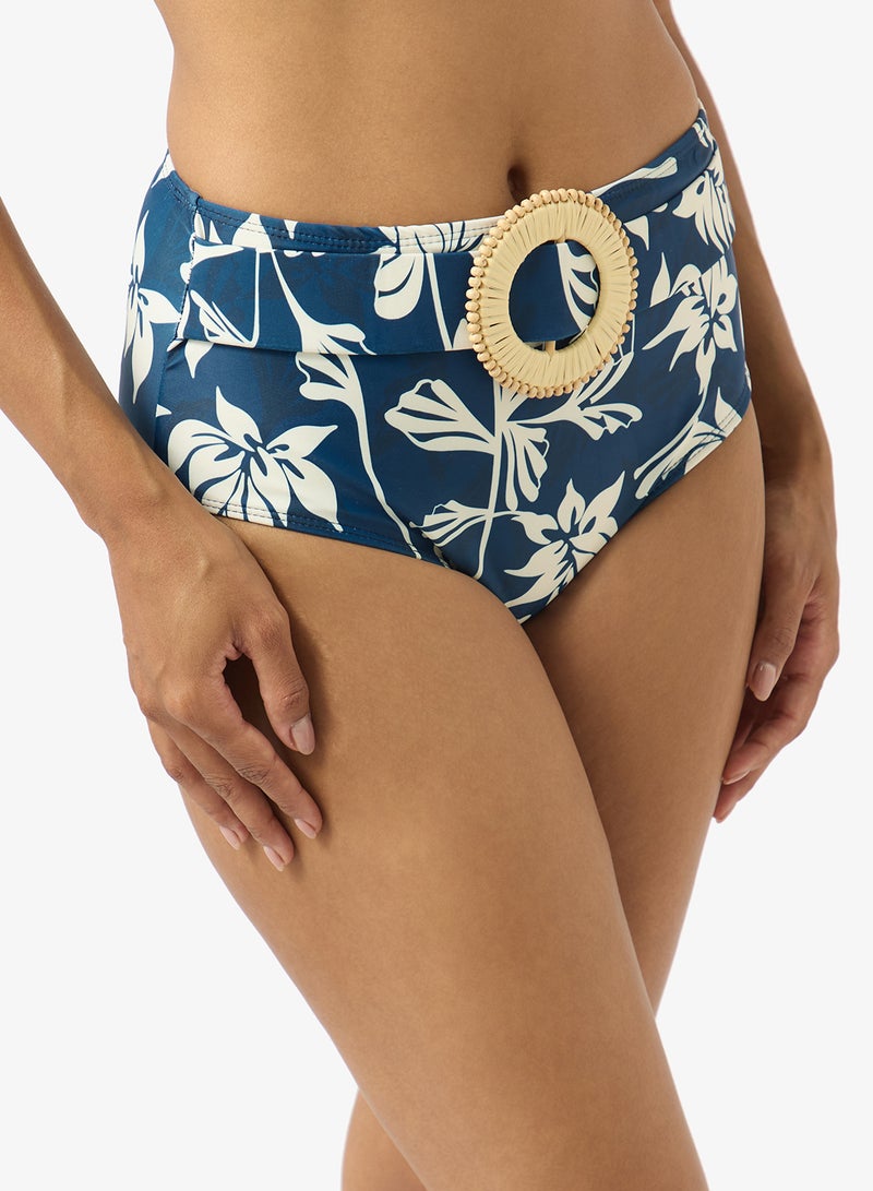 Soleira Monochrome Bikini Set With Kimono - Image 4