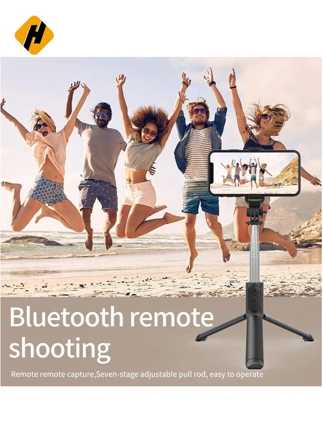 HuHa - Selfie Stick Tripod, Extendable Selfie Stick with Detachable Wireless Remote and Tripod Stand Selfie Stick for iPhone 11/12/13 Pro Max/X/XS/XR/8/8P/7/7P/6s/6 - Image 1