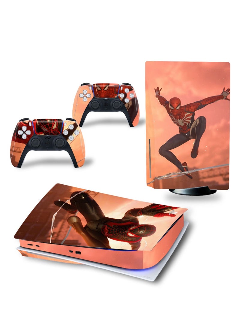 مجموعة ملصقات وحدة التحكم ووحدة التحكم لإصدار قرص PlayStation 5