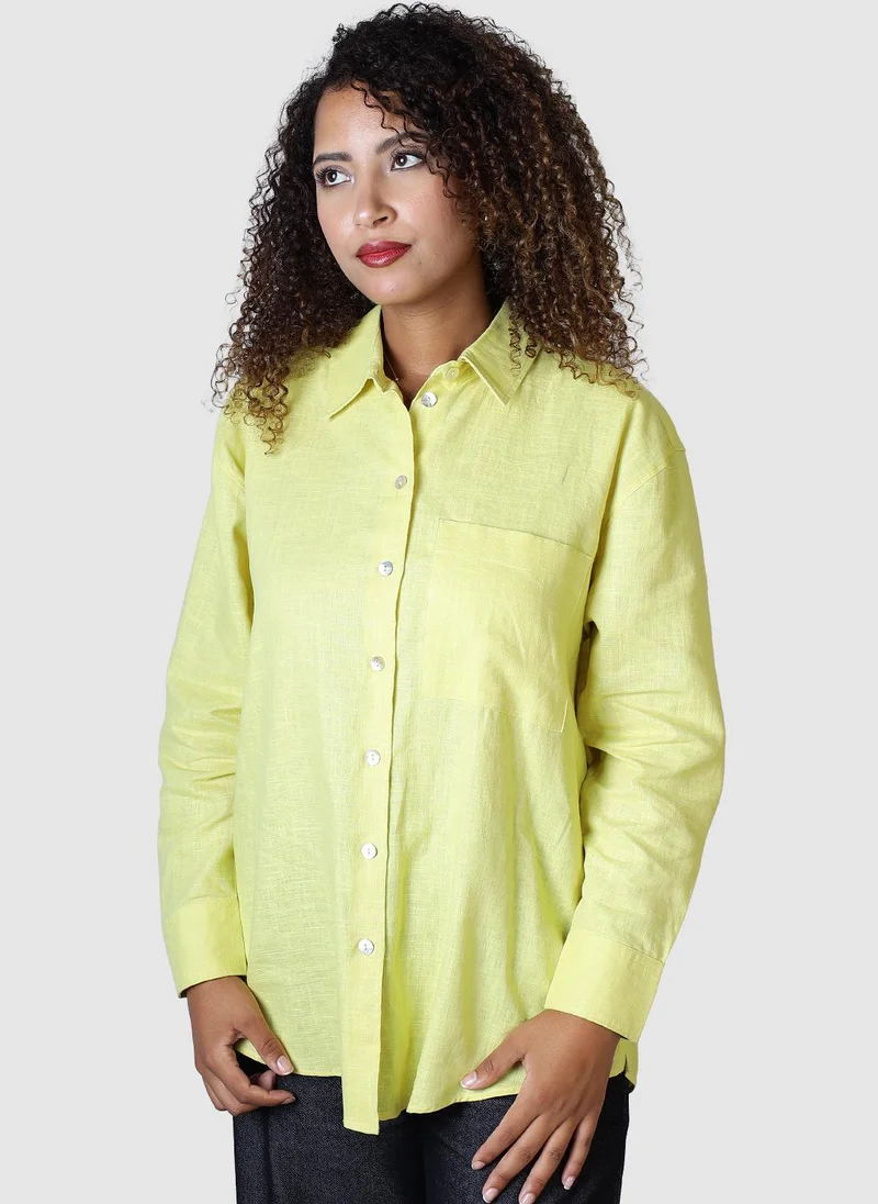 Jimmy Le Bond Linen Regular Fit Button Down Shirt