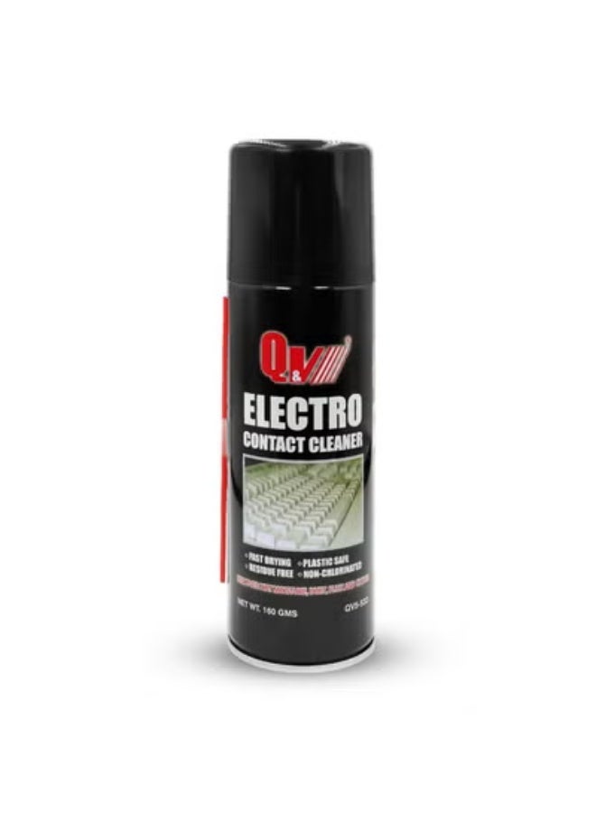 Q&V Electro Contact Cleaner Spray, 160g - Fast Drying, Residue-Free, Non-Chlorinated, Non-Conductive Formula for Sensitive Electronics and Electrical Equipment | Removes Oil, Dirt, Flux, and Condensation | Plastic-Safe - Image 3
