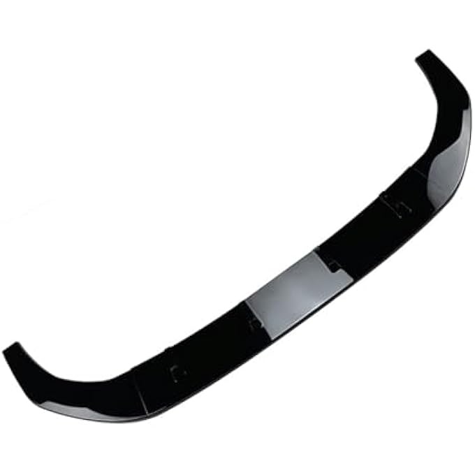 FINMOKAL Car Front Bumper Lip Splitter Spoiler Body Kit Lower Chin Protector Compatible with VW Polo MK6.5 2022-2024 (Glossy Black) - Image 2