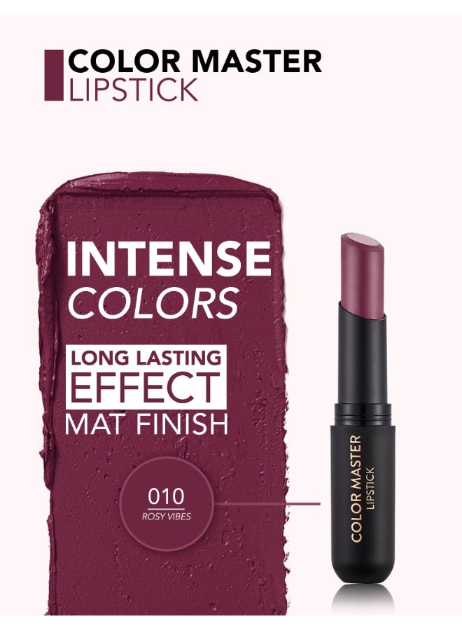 flormar Color Master Lipstick - 10 Rosy Vibes - Image 4