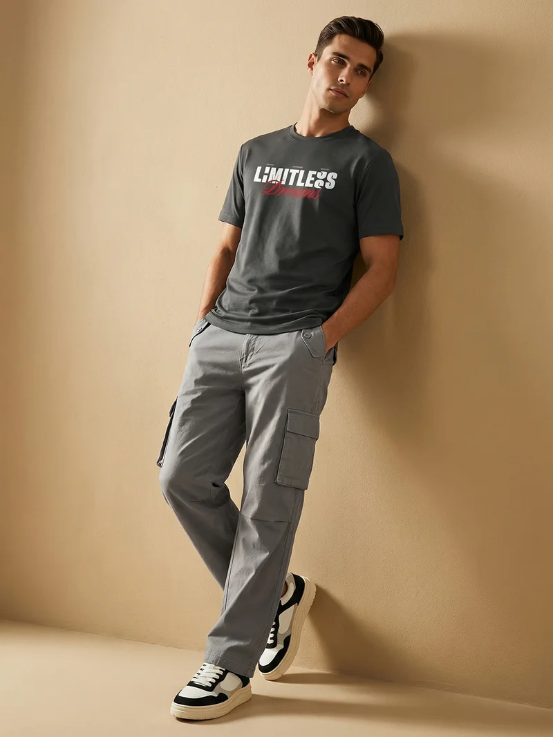 NOBERO Nobero Regular Fit Printed T-shirt for Men