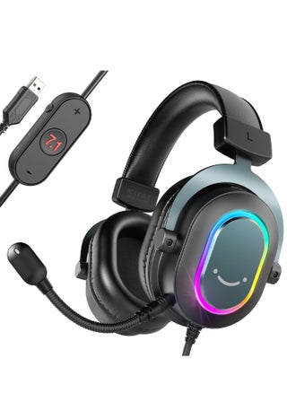 سماعة ألعاب H6 AmpliGame USB - صوت محيطي 7.1 مع وضع EQ لأجهزة الكمبيوتر المحمولة PS4/PS5، البث - pzsku/Z5612001AC6249FAEACE9Z/45/_/1732901581/f089b4f6-0350-4cc2-9acb-4f5b4bd2409b