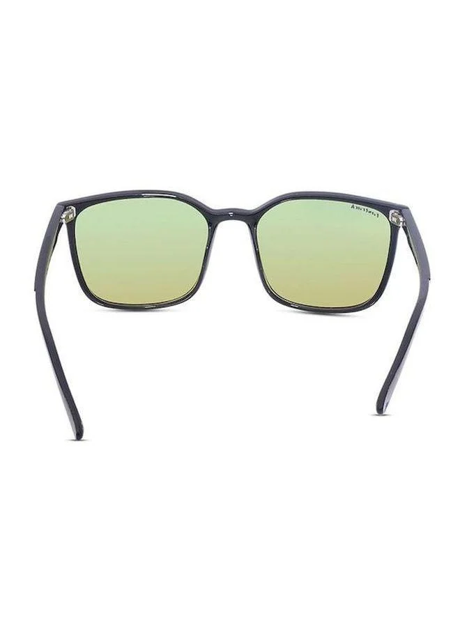 فاستراك Men's نظارات شمسية مربعة سوداء للرجال للرجال