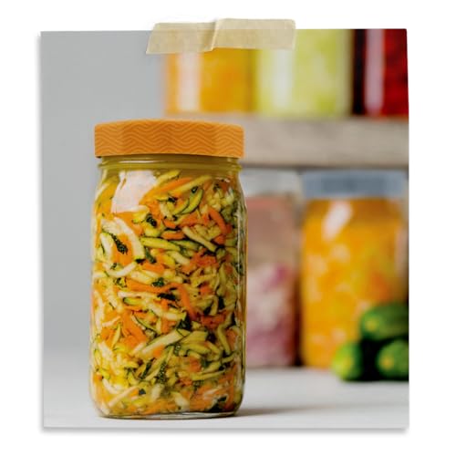 Fermentaholics Wide Mouth Mason Jar Lids 4 Pack - Store Food, Liquids, Beauty Supplies, & More - Fits All Wide Mouth Mason Jars - Airtight & Leakproof - Reusable Food Safe Plastic - Image 2