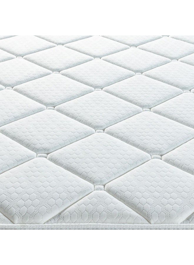 DANUBE HOME مرتبة ديف سليب 3 منطقة بجيوب النوابض مع حواف مصنوعة من الرغوة | شعور متوسط الصلابة | مرتبة كينغ | توازن العمود الفقري لتخفيف الضغط | W180xL200 سم | سمك 26 سم - أبيض - Image 4