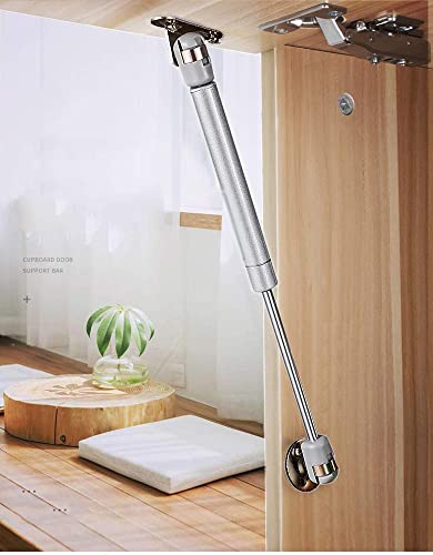 WANLIAN Gas Spring Gas Strut Gas Shocks Soft Close Hinges Toy Box Hinges Lift Supports Lid Support Kitchen Cabinet Hinges Hydraulic Support Door Cabinet Hinge Spring Pressure120N26lb12KG2 Pack - Image 3