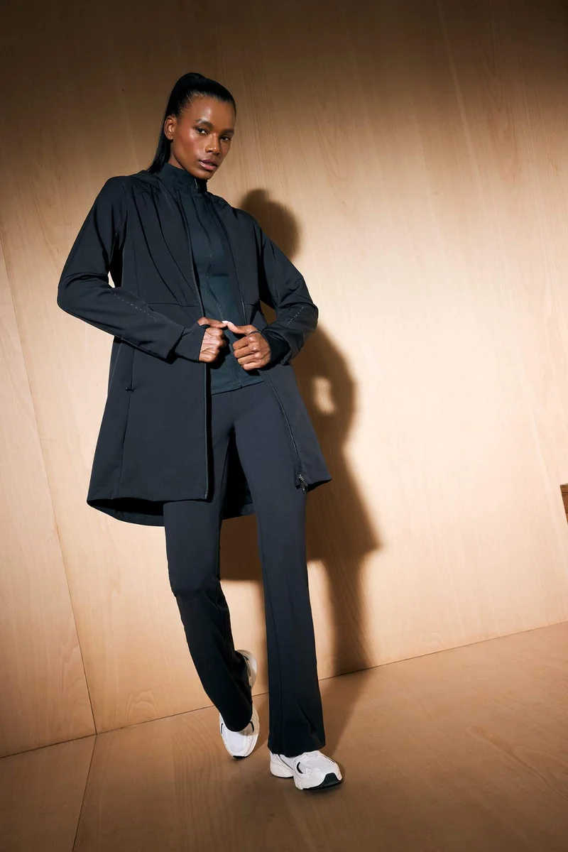 ديفاكتو DeFactoFit Slim Fit Softshell Waterproof Long Jacket