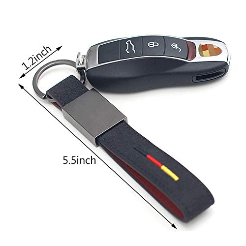 BOLLAER Luxury Key Rings Car Valet Keychain, Car Keychain for Porsche Audi Mercedes BMW Cadillac Lexus Ford, Keyring Gift for Man and Women - Image 2