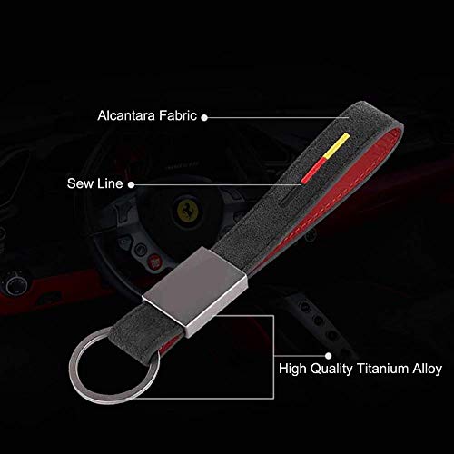 BOLLAER Luxury Key Rings Car Valet Keychain, Car Keychain for Porsche Audi Mercedes BMW Cadillac Lexus Ford, Keyring Gift for Man and Women - Image 3