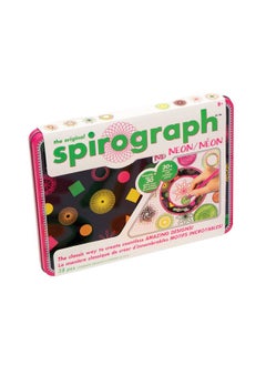 Spirograph Spirograph Neon Collectors Tin - Arts and Crafts, Kids Toys, Art Supplies, Craft Supplies, Drawing Kit, Spiral Art, Classic Gear Design Kit, Pens, Design Sheet Included, Ages 8+  - Image 1