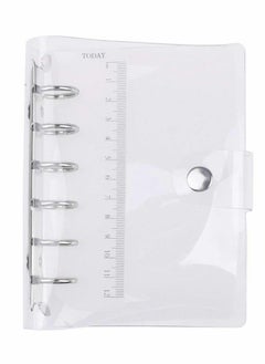 SYOSI Notebook Binder A6 PVC Notepad Sheet Shell Cover File Folder 6 Holes Binder DIY  - Image 1
