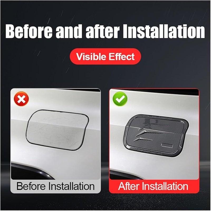Black Fuel Tank Door Decal For Toyota Land Cruiser Prado LC250 Lexus GX550 2024 2025 - Image 5