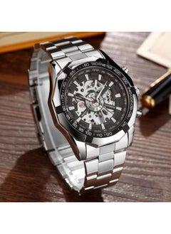 Generic A Generation Of Mechanical Watches Full Hollow Men's Automatic Mechanical Watch Men's Automatic Mechanical Watch Steel Belt 