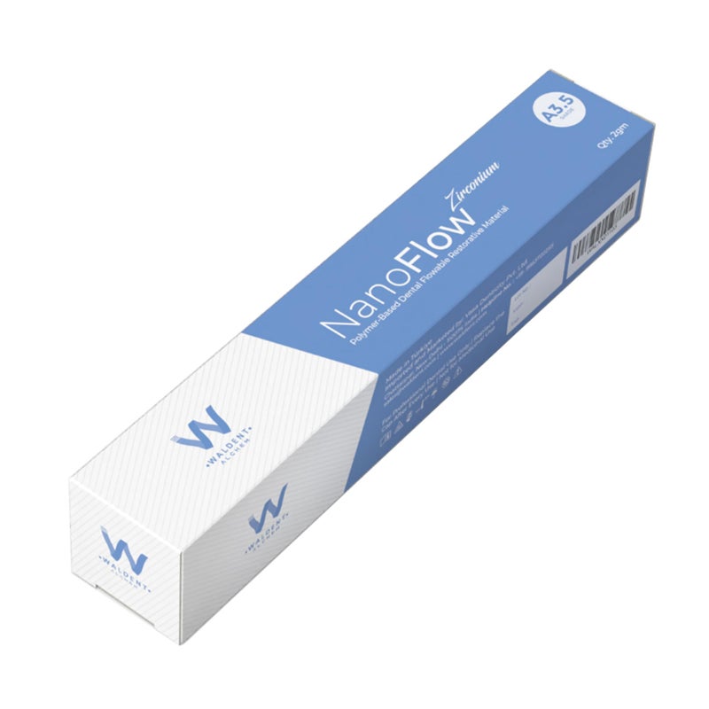 Waldent Alchem Nanoflow Zirconium Flowable Composite | Shade A3.5 | 2g Syringe | High Strength & Wear Resistance | Dental Restorative Material - Image 5