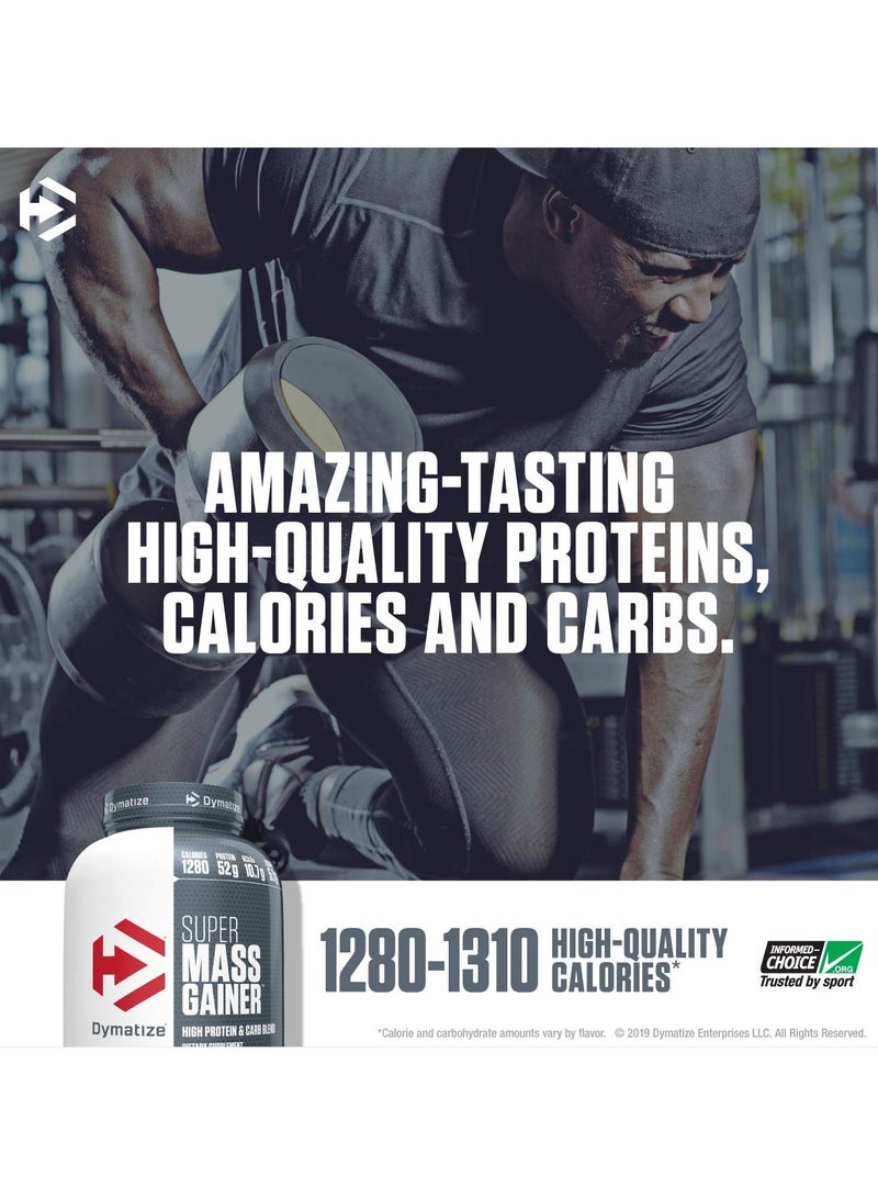 Dymatize Super Mass Gainer High Protein And Carb Blend Dietary Supplement, Rich Chocolate, 12Lb - Image 4